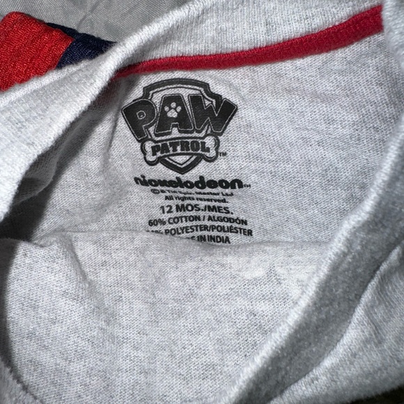 Paw patrol 2 piece set. Size 12 Months - Picture 2 of 2
